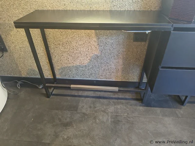 Kappers wandkaptafel incl. föhnhouder - afbeelding 4 van  5