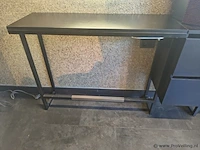 Kappers wandkaptafel incl. föhnhouder - afbeelding 5 van  5