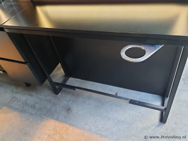 Kappers wandkaptafel incl. föhnhouder - afbeelding 3 van  3