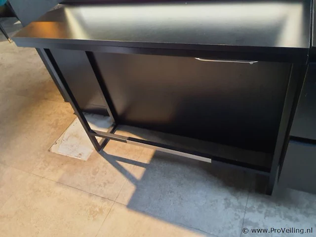 Kappers wandkaptafel incl. föhnhouder - afbeelding 1 van  2