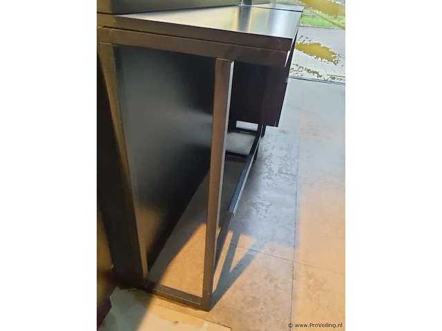 Kappers wandkaptafel incl. föhnhouder - afbeelding 2 van  2