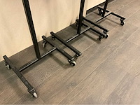 Kapperstools onverwoestbaar werkstation (2x) - afbeelding 4 van  4