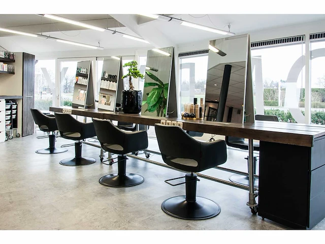 Kapsalon dubbele spiegels (4x) - afbeelding 1 van  2