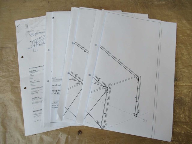 Kapschuur - staalconstructie 15 x 30 meter (450m2) - afbeelding 3 van  4