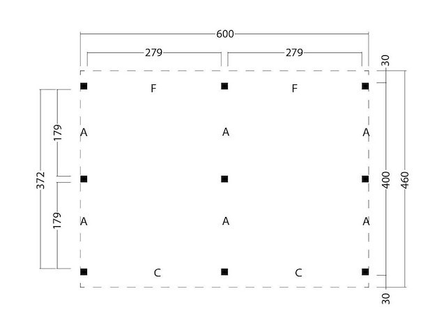 Kapschuur billund xl, basispakket red class wood 605 x 460 cm - afbeelding 2 van  7
