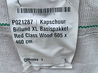 Kapschuur billund xl, basispakket red class wood 605 x 460 cm - afbeelding 7 van  7