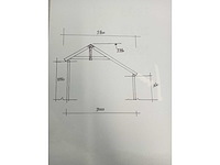 Kapschuur constructie - 900x300x322 cm - afbeelding 8 van  8