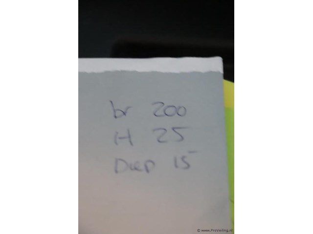 Kapstok - 200x15x25cm - afbeelding 4 van  4