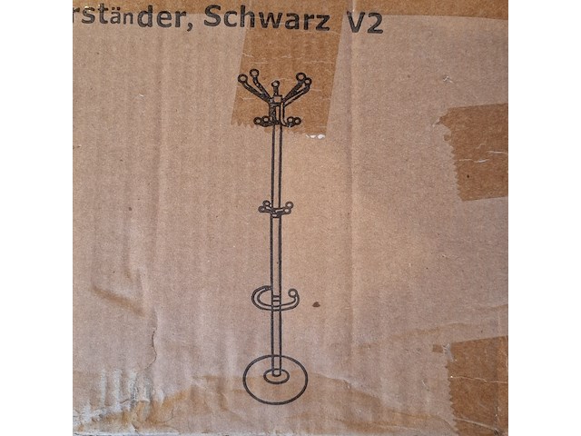 Kapstok, deuba, zwart - afbeelding 3 van  3