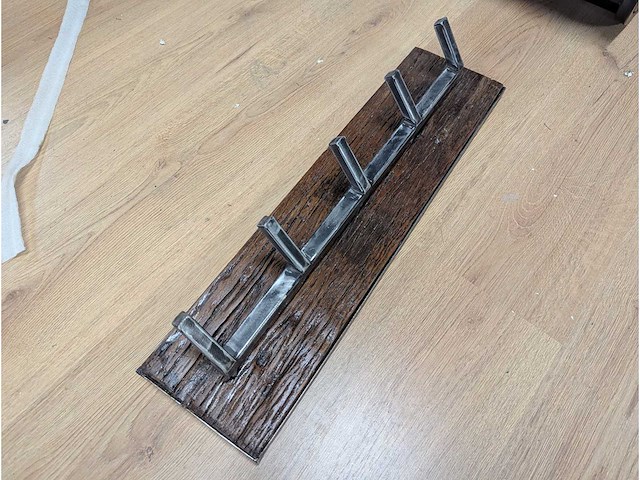 Kapstok oud hout - afbeelding 1 van  2