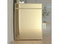 Kaptafel - geverfd mdf, gehard glazen blad - vonato - 0 - goldenaura - afbeelding 7 van  13