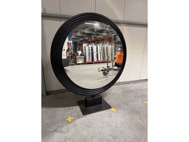 Kaptafel eiland, alpeda, round, zwart/goud - afbeelding 11 van  13