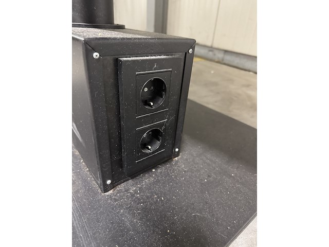 Kaptafel eiland, alpeda, round, zwart/goud - afbeelding 13 van  13