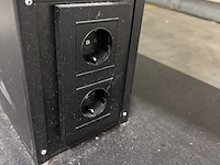 Kaptafel eiland, alpeda, round, zwart/goud - afbeelding 13 van  13