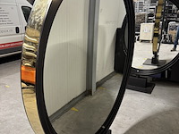 Kaptafel eiland alpeda, round, zwart/goud - afbeelding 2 van  13