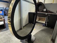 Kaptafel eiland alpeda, round, zwart/goud - afbeelding 7 van  13