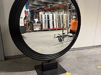 Kaptafel eiland alpeda, round, zwart/goud - afbeelding 11 van  13