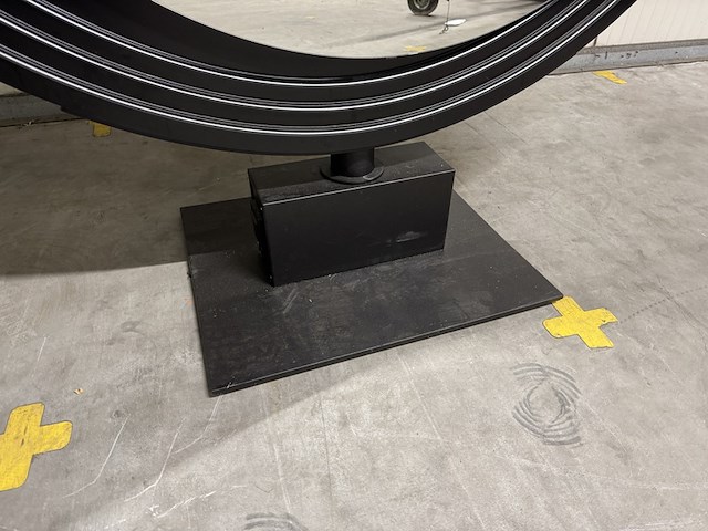 Kaptafel eiland alpeda, round, zwart/goud - afbeelding 12 van  13