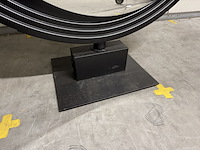 Kaptafel eiland alpeda, round, zwart/goud - afbeelding 12 van  13