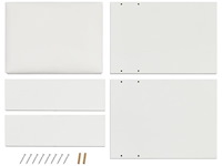 Kaptafel krukje melly wit - afbeelding 6 van  7