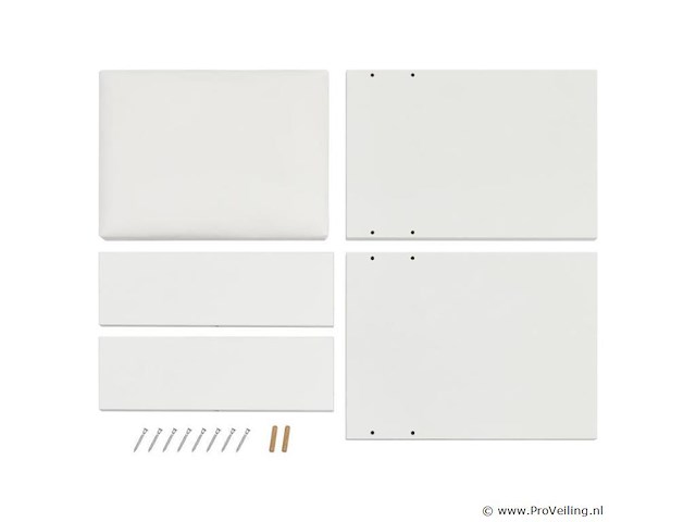 Kaptafel krukje melly wit - afbeelding 6 van  7