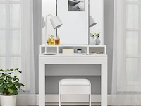 Kaptafel krukje melly wit - afbeelding 2 van  7