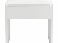 Kaptafel krukje melly wit - afbeelding 3 van  7
