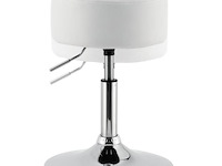 Kaptafel krukje tonia wit-zilver - afbeelding 4 van  10