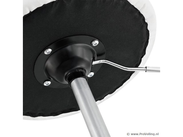 Kaptafel krukje tonia wit-zilver - afbeelding 8 van  10