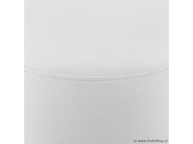 Kaptafel krukje tonia wit-zilver - afbeelding 7 van  10