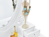 Kaptafel / schminktafel julia incl. krukje & spiegel - afbeelding 7 van  7