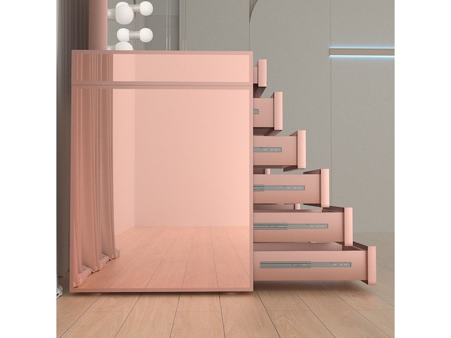 Kaptafel vonato, roseaura, hoogglans roze - afbeelding 3 van  12