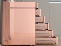 Kaptafel vonato roseaura hoogglans roze - afbeelding 4 van  13