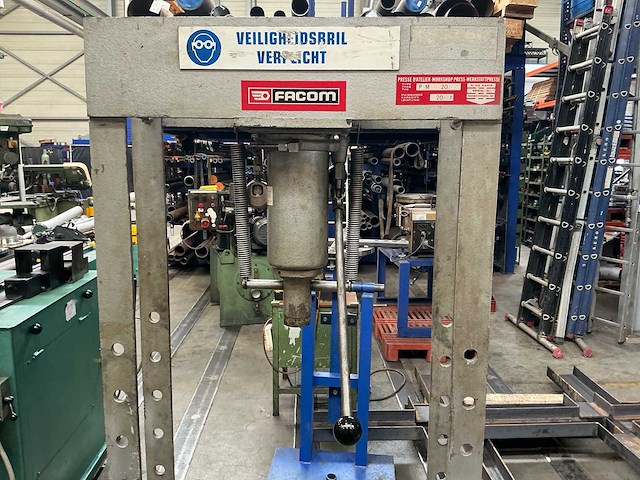 Kaptein - pm 20 - facom pm 20 hydraulische werkplaatspers 20 ton - afbeelding 2 van  10