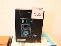 Karaoke boombox met microfoon brainz