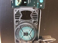 Karaoke boombox met microfoon brainz - afbeelding 2 van  2