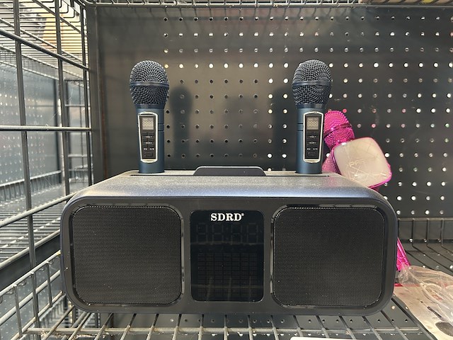 Karaoke set met microfoons - afbeelding 2 van  5