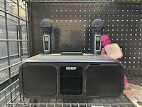 Karaoke set met microfoons - afbeelding 2 van  5