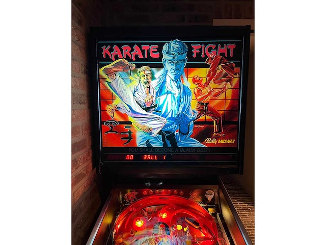 Karate fight - flipperkast - afbeelding 1 van  3