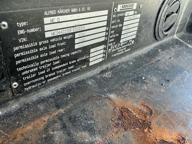 Kärcher - mc 130 - road and yard sweeper - 2015 - afbeelding 17 van  23