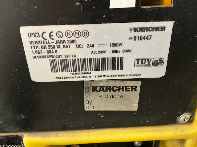 Kärcher br 550 xl bat schrobzuigmachine - afbeelding 8 van  10