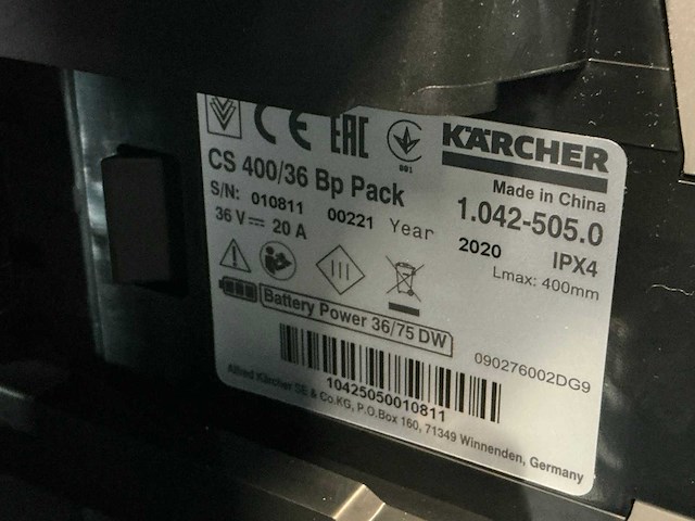Kärcher cs/400/36volt kettingzaag - afbeelding 5 van  5
