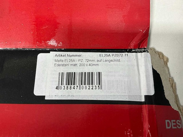 Karcher design - malta - el25a - deurschild/klink 20x4 cm (10x) - afbeelding 6 van  6