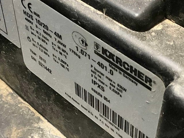 Karcher hds 10/20-4m hogedrukreiniger - afbeelding 8 van  8