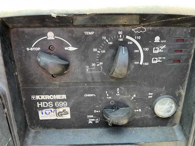 Kärcher hds 699 warmwater hogedrukreiniger – 400 v – 160 bar – defect - afbeelding 4 van  7