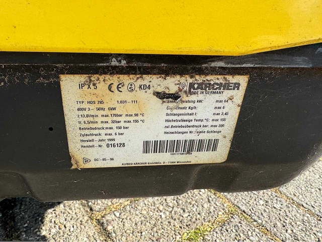Karcher hds 795 hogedrukreiniger - afbeelding 5 van  5