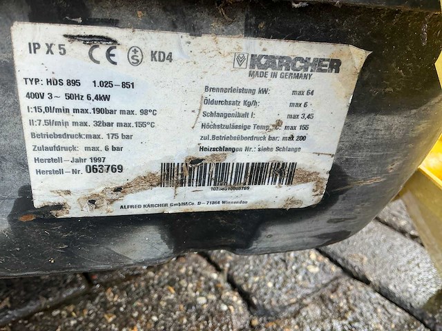 Karcher hds 895 hogedrukreiniger - afbeelding 2 van  10