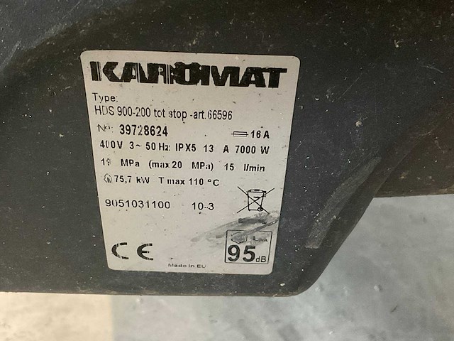 Kärcher hds 900-200 warmwater hogedrukreiniger - afbeelding 7 van  7