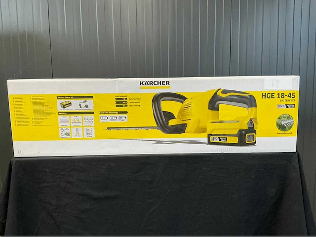 Kärcher hge 18-45 heggenschaar - afbeelding 2 van  2