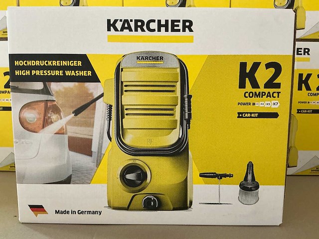 Kärcher k2 compact + car kit hogedrukreiniger (2x) - afbeelding 3 van  4